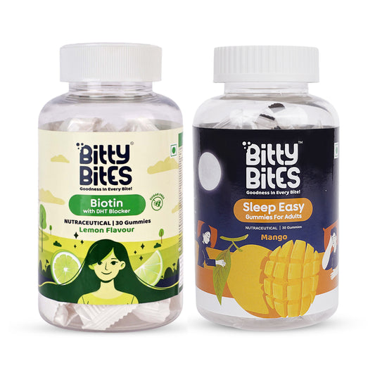 Biotin + Sleep Easy Gummies (Combo Pack) BittyBites