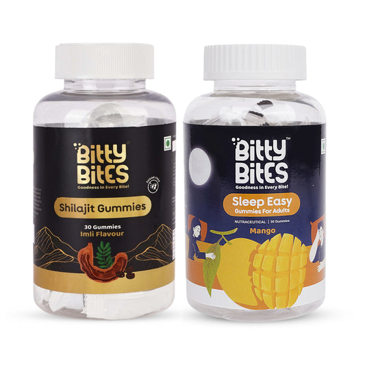 Shilajit + Sleep Easy Gummies (Combo Pack) BittyBites