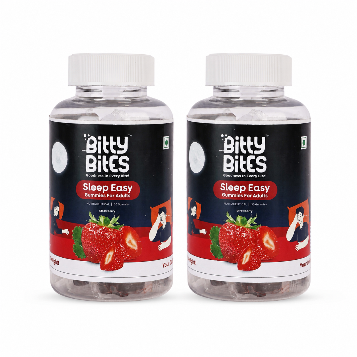 Sleep Easy Gummies Strawberry Flavour BittyBites