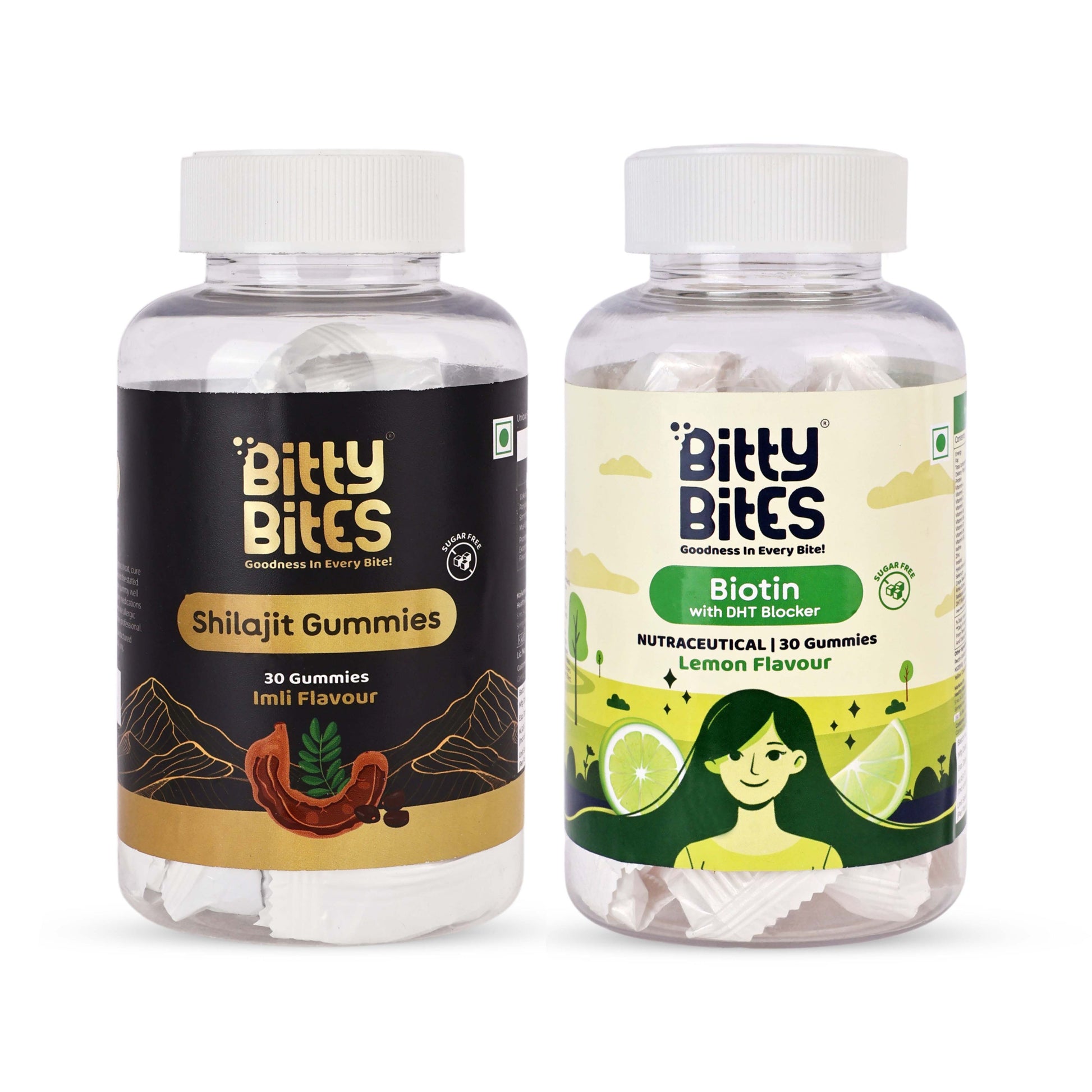 Shilajit + Biotin Gummies (Combo Pack) BittyBites
